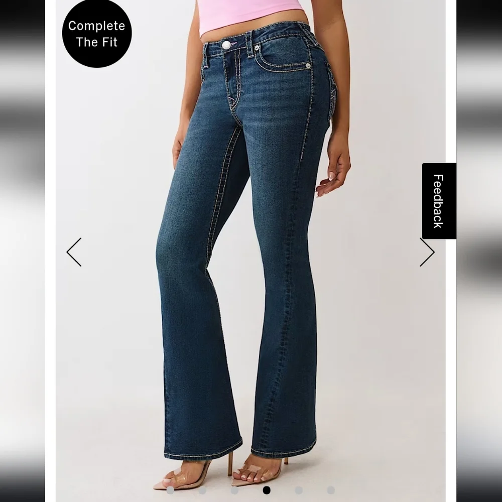 True Religion Joey Low Rise Flare Jeans, NWT, Size 29 - Picture 10 of 12